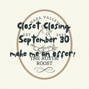 Closet closing 9/30 - entertaining offers